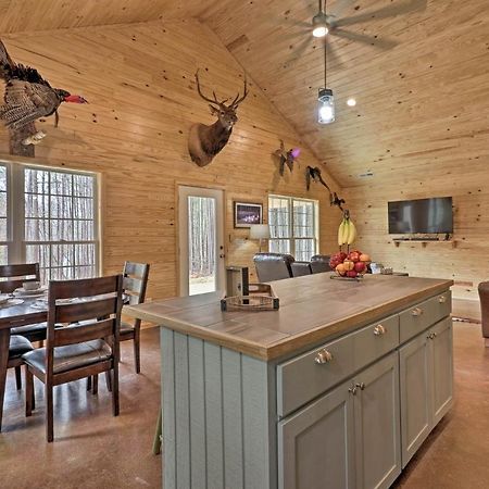 Peaceful Family Cabin On 10 Acres With Game Room! Heflin 外观 照片