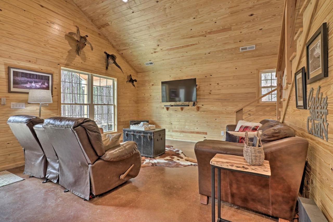 Peaceful Family Cabin On 10 Acres With Game Room! Heflin 外观 照片